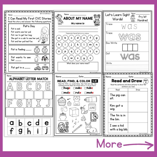 140 First Grade morning work Review Worksheets Teacher Resources worksheet Math,literacy - Image 3